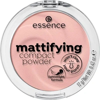 Abbildung von essence cosmetics Puder mattifying compact powder 10 light beige