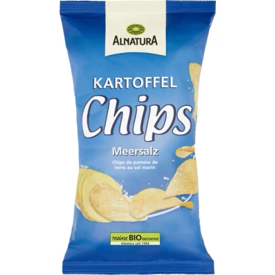 Abbildung von Alnatura Bio Kartoffelchips Meersalz, 125g