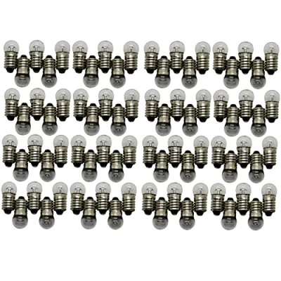 Abbildung von LED Mafia 12V 3W DC 2X 10x 100x E10 0.3A warmweiß weiße Birnen Glühlampe Schraubgewinde (100)
