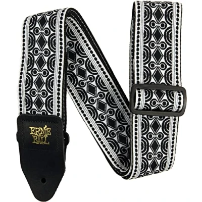 Abbildung von Ernie Ball Jacquard Gitarrengurt Beatnik Black
