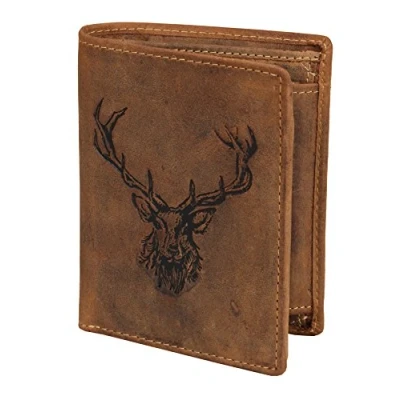 Abbildung von Greenburry Vintage Hirsch Geldbörse, Herren, Größe: One Size, Brown