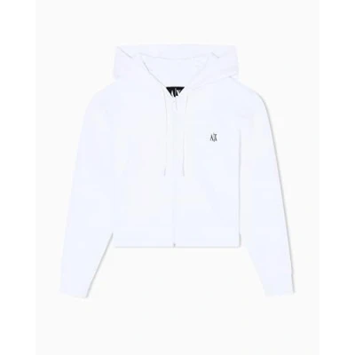 Abbildung von Armani Exchange Sweatjacke, Damen, Größe: XS, Optic white