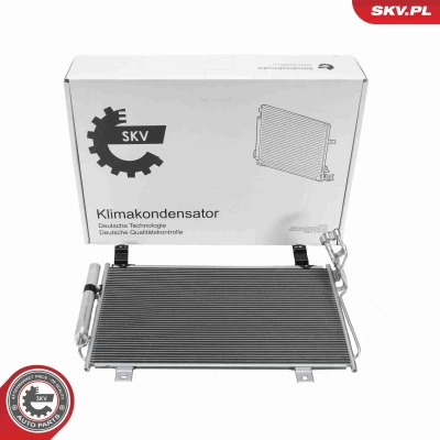 Abbildung von ESEN SKV 86SKV149 Klimakondensator mit Trockner Aluminium 676mm MAZDA: CX 5 I, II