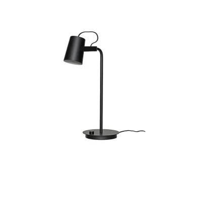 Abbildung von HÜBSCH Tischleuchte Ardent, schwarz, Eisen, E14, Höhe 54 cm