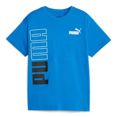 Abbildung von PUMA Jungen Power Colorblock Tee B Hemd, Racing Blue, 128