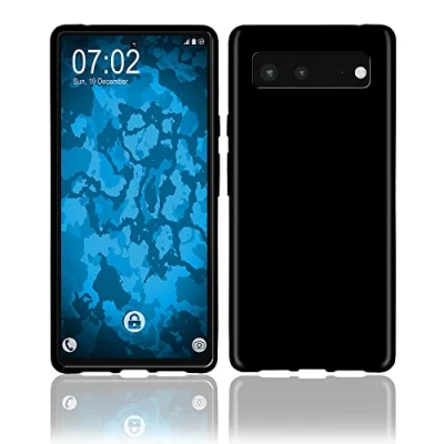 Abbildung von PhoneNatic Case kompatibel mit Pixel 6a Handyhülle Schwarz