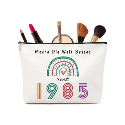 Abbildung von 40 Geburtstag Frau Geschenke Zum Make Up Tasche, 40. Frau, Frauen