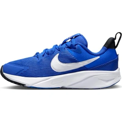 Abbildung von Nike Performance STAR Runner 4 Unisex Laufschuh Neutral für Kinder, Größe: 28.5, Hyper royal/white/black Schuhe