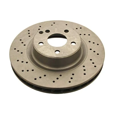 Abbildung von FEBI BILSTEIN 21086 Bremsscheibe Vorderachse 330 32 5 112 gelocht/innenbel. beschichtet MERCEDES BENZ: S Klasse Limousine