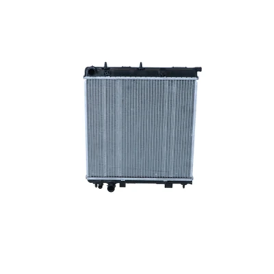 Abbildung von NRF 50447 Kühler, Motorkühlung Aluminium 402 380 27 mit Anbauteilen Kühlrippen gelötet CITROËN: C3 I Schrägheck