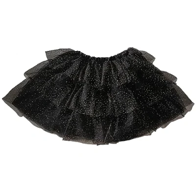 Abbildung von Ginger Ray Girls Black &amp; Gold Sparkle Tutu for Halloween Costume Parties Age: 5 7 Years