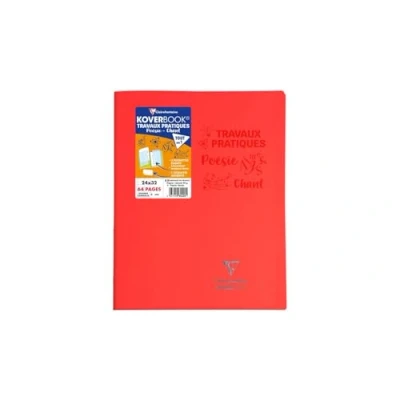 Abbildung von Clairefontaine 980420C Schulheft / Praxisarbeitsheft Koverbook DIN A4+ 24x32 cm, 32 Blatt, französische Lineatur 90 g + blanko Zeichenpapier 125g, geheftet, farbig sortiert, 1 Stück