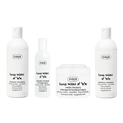 Abbildung von Auto schmuck ® Ziaja Kosmetik Sets, Gesichtscreme, Tagescreme, Nachtcreme, Augencreme, Gesichtswaschgel, Handcreme, Körperbutter, Körpermilch, Körperbalsam, (Ziegenmilch Haar Set)