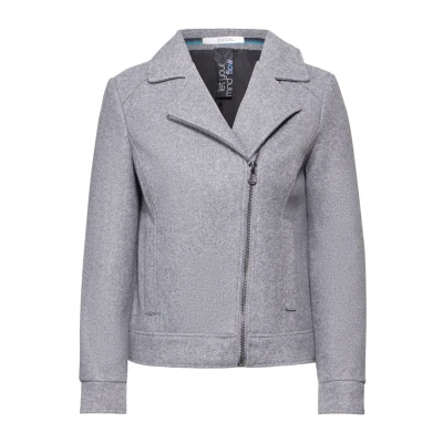 Abbildung von Cecil Bikerjacke in Woll Optik