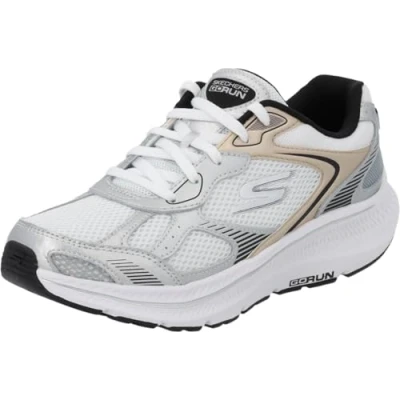 Abbildung von Skechers GO RUN Consistent 2.0 Sneaker low, Damen, Größe: 38.5, White/silver Schuhe