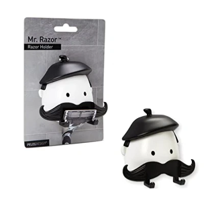 Abbildung von Mr. Razor Rasiererhalter, Geschenk Männer, Freund, Bruder, Papa, Witzige Geschenke, Romantische Hochzeitsgeschenk, Kleine Geschenk, Geschenkidee