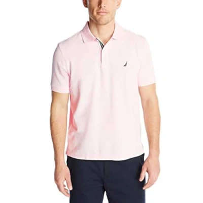 Abbildung von Nautica Herren Performance Pique Polo Shirt Polohemd, Pink Cradle Pink, XX Large