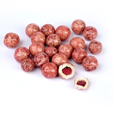 Abbildung von Naturkost Schulz Schwarze Johannisbeeren in weisser Schokolade (500g)