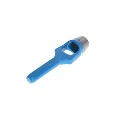 Abbildung von GEDORE Henkellocheisen für weiche Materialen, Ø 38 mm, Gummi Leder Dichtungen Stoff, rund, 205 mm lang, Stanzeisen, 570038