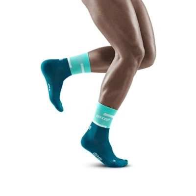 Abbildung von CEP Compression MID CUT THE RUN Sportsocken, Herren, Größe: 38 42, Ocean petrol