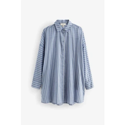 Abbildung von Next Coverup Strandaccessoire, Damen, Größe: 46, Blue white stripe