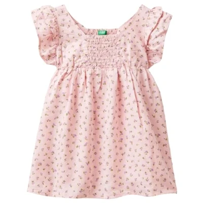 Abbildung von United Colors of Benetton Patterned Freizeitkleid für Kinder, Größe: 110, Multicolor