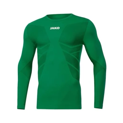 Abbildung von JAKO Herren Longsleeve Comfort Recycelt, Sportgrün, S