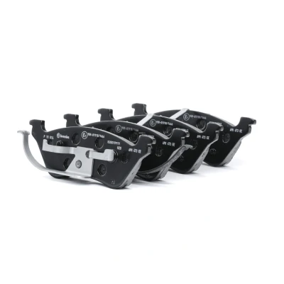 Abbildung von BREMBO P 11 014 Bremsbelagsatz exkl. Verschleißwarnkontakt mit Kolbenclip ohne Zubehör CHRYSLER: Voyager 4, / Grand 3