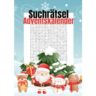 Abbildung von Suchrätsel Adventskalender: Lustige Wortsuchrätsel für jeden Tag der Adventszeit