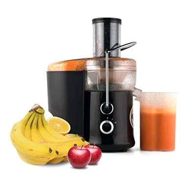 Abbildung von Starlyf Entsafter XL Juicer, 600,00 W, großer Fruchtfleischbehälter für ganze Früchte mit Anti Rutsch Füßen