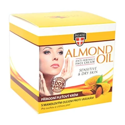 Abbildung von Palacio Antifalten Gesichtscreme mit 100% Bio Mandelöl ohne Silikone, Parabene 50 ml!