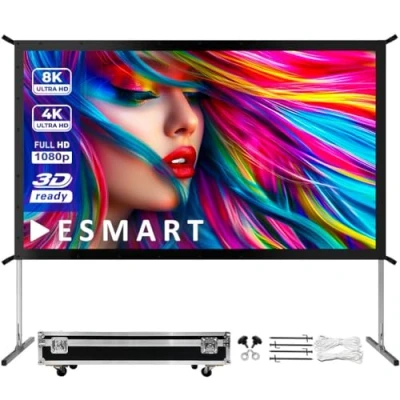 Abbildung von eSmart Professional MIMOBI Faltrahmen Leinwand 443 x 249 cm (200&quot;) 16:9