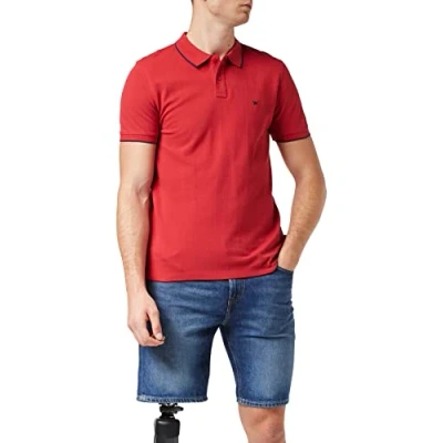 Abbildung von Wrangler Herren te rød Poloshirts, Rot (Red X47), S EU