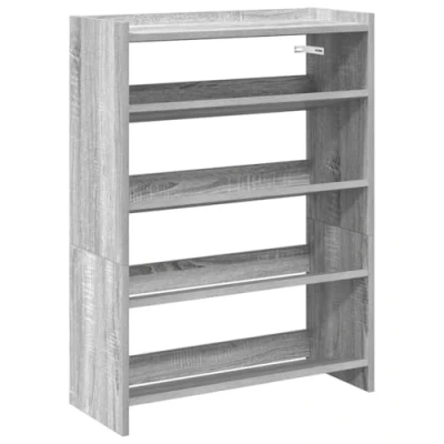Abbildung von vidaXL Schuhregal Grau Sonoma 80x25x61,5 cm Holzwerkstoff