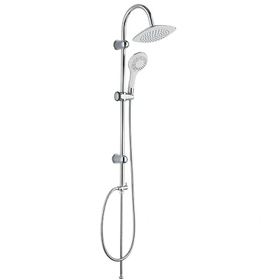Abbildung von Schütte Brausegarnitur &quot;Teneriffa&quot;, (Set), Überkopfbrausset Duschsystem Duschsäule Brauseset Regendusche, Chrom