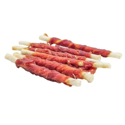Abbildung von 123... Hund dabei! Entenfilet Kaurolle Kaustange mit Ente Hundesnack Kaustangen für Hunde Kaurollen (Ente 900g (ca. 100 Stück))