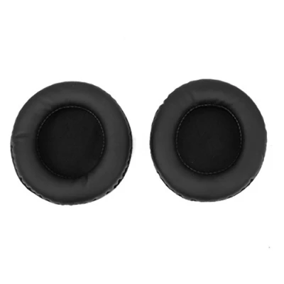 Abbildung von Ein paar schwarze Ersatz Ohrpolster für Sony MDR DS7000 RF6000 MA300 CD470 Kopfhörer 95 MM