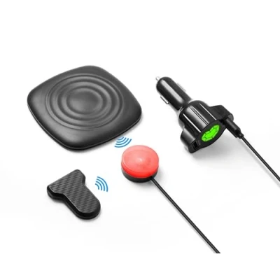Abbildung von Technaxx Auto Baby Alarm TX 162 Kinder Autositz Sicherheitssystem, USB Ladebuchse, Alarmanlage, gegen unbeabsichtigtes Vergessen des Kindes im mit Alarmfunktion, für jedes