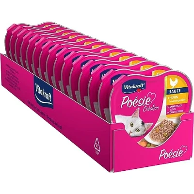 Abbildung von Vitakraft Poésie Huhn &amp; Gartengemüse 15x85G