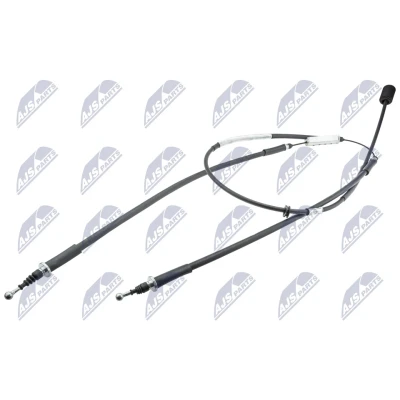 Abbildung von NTY HLR PL 039 Handbremsseil hinten links, rechts 2165, 733mm Scheibenbremse OPEL: Insignia A Sports Tourer, Schrägheck