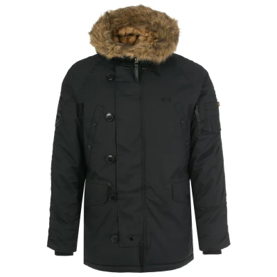 Abbildung von Alpha Industries Explorer Parka, Herren, Größe: Large, Black