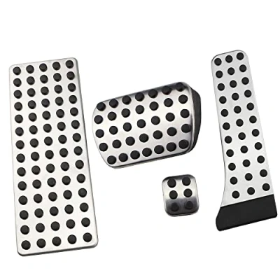 Abbildung von Auto Pedal Abdeckung,Pedalkappen Autopedalzubehör passend for Mercedes Benz AMG CES GLC GLK SLK CLS SL Klasse W203 W222 W213 W205 W204 W211 W212 W210 X204 W218(AT With Rest)
