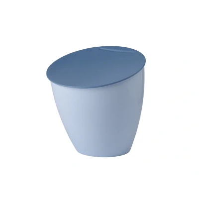 Abbildung von Mepal Küchenabfalleimer Calypso Kleiner Mülleimer mit Deckel Komposteimer Küche Ideal für die Küchenorganisation Küchenhelfer und Spülmaschinenfest 2200 ml Nordic blue