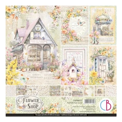 Abbildung von Ciao Bella Flower Shop 12x12 Inch Paper Pad (12pcs) (CBPM077)