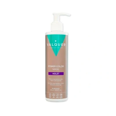 Abbildung von Válquer Professional Power Color Mask für coloriertes Haar. Vegan und ohne Sulfate (Violett). Haarfarbverstärker 275 ml