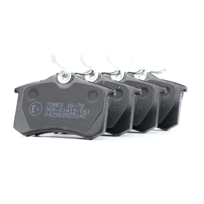 Abbildung von TOMEX brakes TX 10 78 Bremsbelagsatz Hinterachse RENAULT: MEGANE 3 Grandtour, SCENIC 3, Scénic IV, PEUGEOT: 207 CC, 208 I Schrägheck, NISSAN: Note