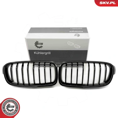 Abbildung von ESEN SKV 66SKV120 Kühlergrill schwarz, glänzend BMW: 3 Limousine, Touring
