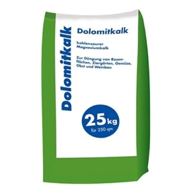 Abbildung von Dolomitkalk Rasenkalk Zur Vorbeugung von Moosbildung im Rasen mit Calcium und viel Magnesium 25 kg