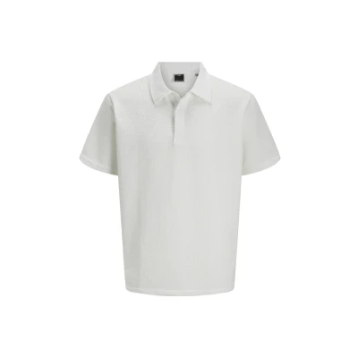 Abbildung von Jack &amp; Jones Poloshirt, Herren, Größe: Large, Cloud dancer