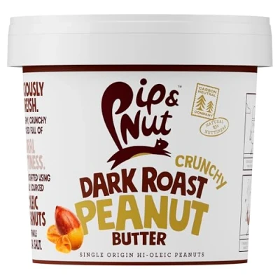Abbildung von Pip &amp; Nut Ultimative extra knusprige, dunkel geröstete Erdnussbutter (1 kg) Kein Palmöl, ohne Zuckerzusatz, ein natürliches Produkt, vegan und Einzelner Ursprung Hi Oleic Erdnüssed, 1 Stück